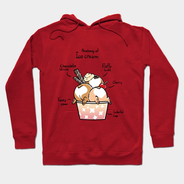 Corgi Ice cream Hoodie by Jonas_and_J